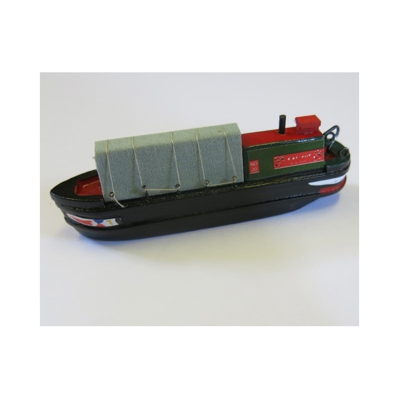Model of working narrowboat